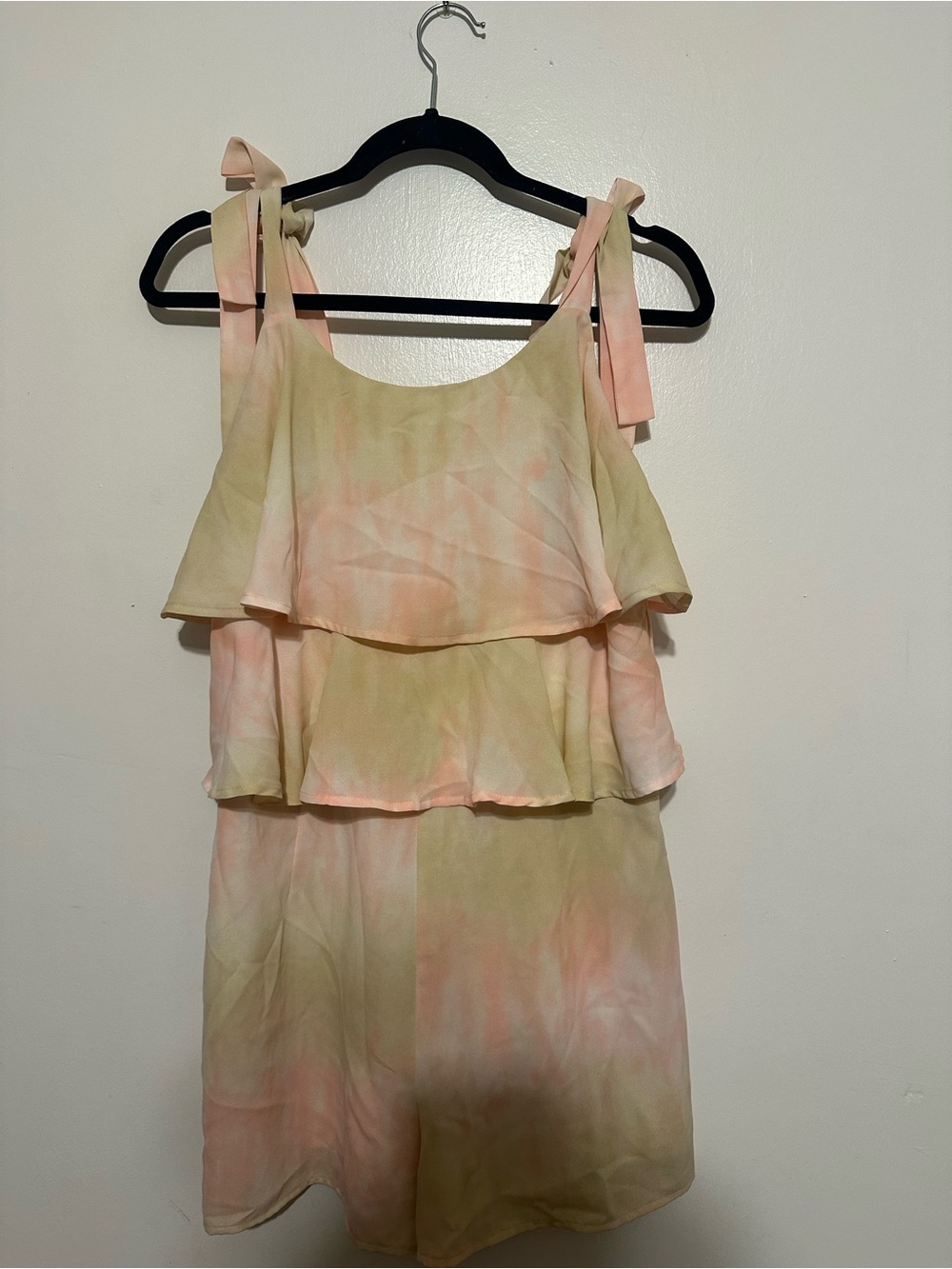 Entro Short Romper Cream / Pink and White
